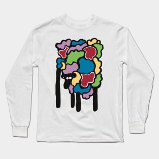 Multicoloured Sheep Long Sleeve T-Shirt